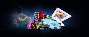 chips cards dices hand